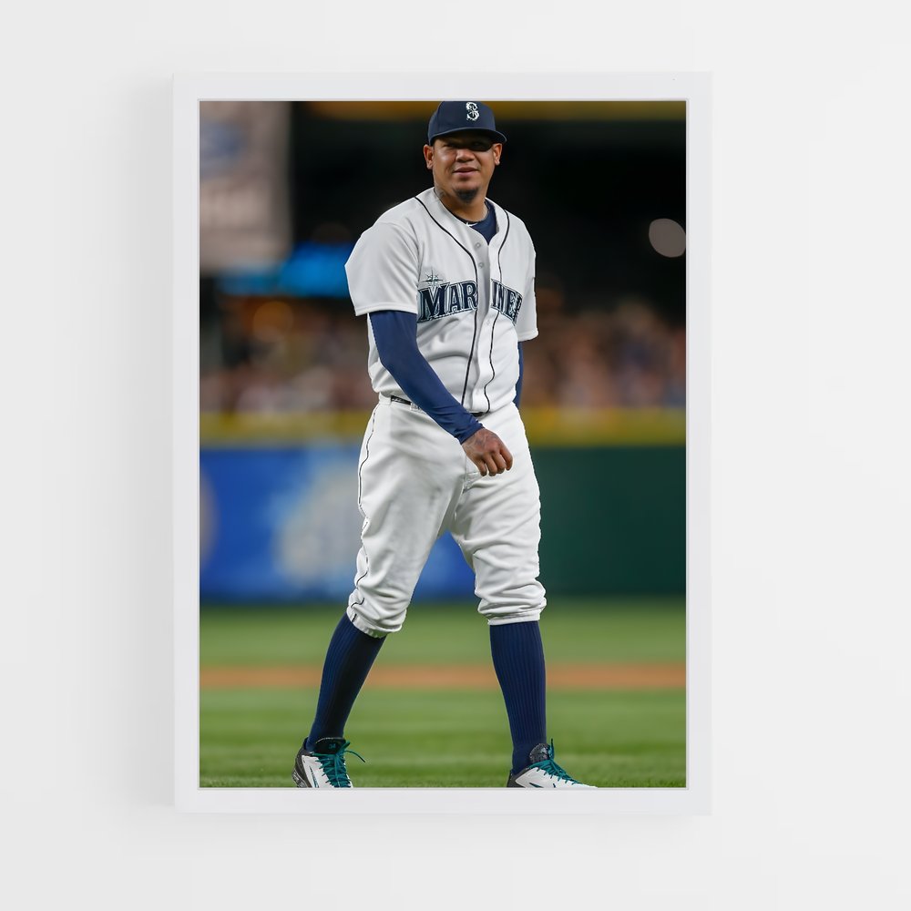 Poster Base Hit Legend – affiche Baseball (vue 3)